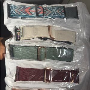 Apple Watch Band Set (NEW) – Pack of 5 (Fabric Style)